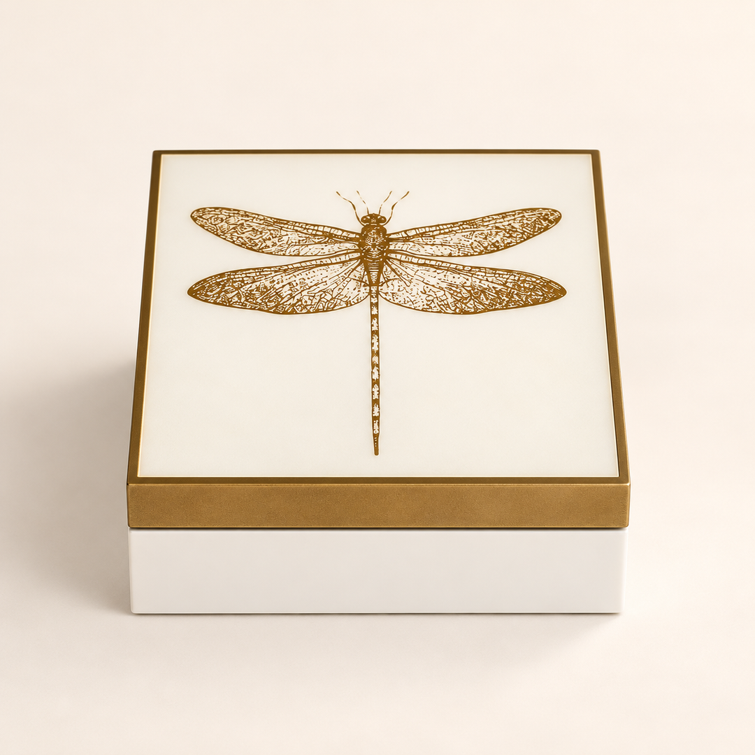 Gold Dragonfly Box