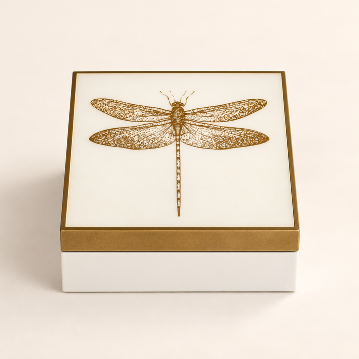 Gold Dragonfly Box