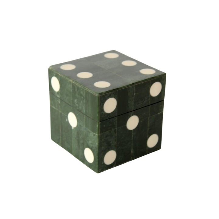Green Box with 5 Dice Game
The Green Box with 5 Dice is a compact, fun, and versatile gift suitable for anyone who enjoys board games, puzzles, or simply rolling dice for entertainment. The box itself is green and measures 9 x 9.5 x 9.5 cm, making it easy to store in a drawer or on a shelf. www.uniqueboys.co.za