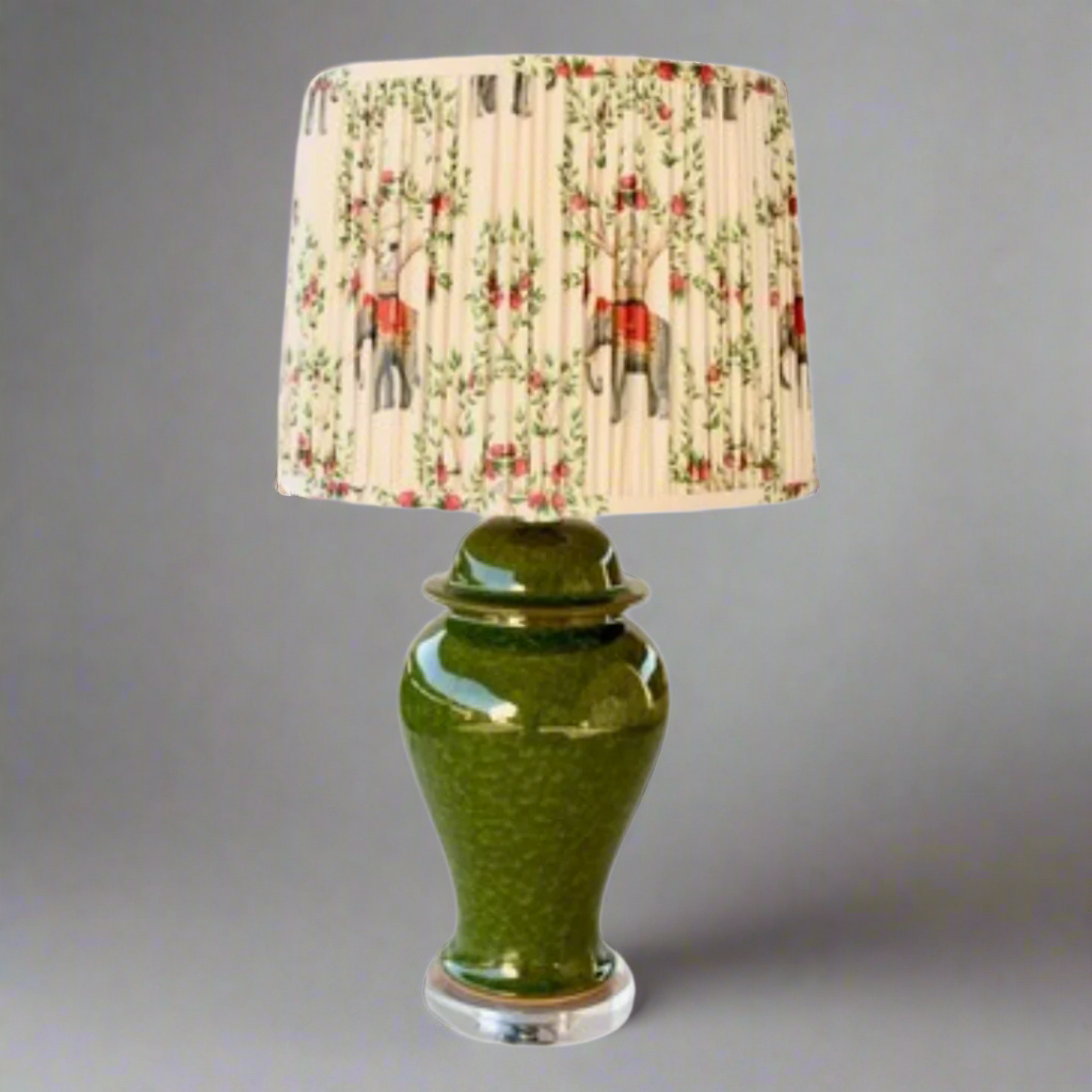 Green Lamp Base Elephant &amp; Tree Shade 68X38cm
Add a touch of whimsy and elegance to your home decor with our stunning Green Lamp Base Elephant &amp; Tree Shade. This captivating lamp features sleek lines and intricate design elements, making it a perfect conversation starter for any room.www.uniqueboys.co.za