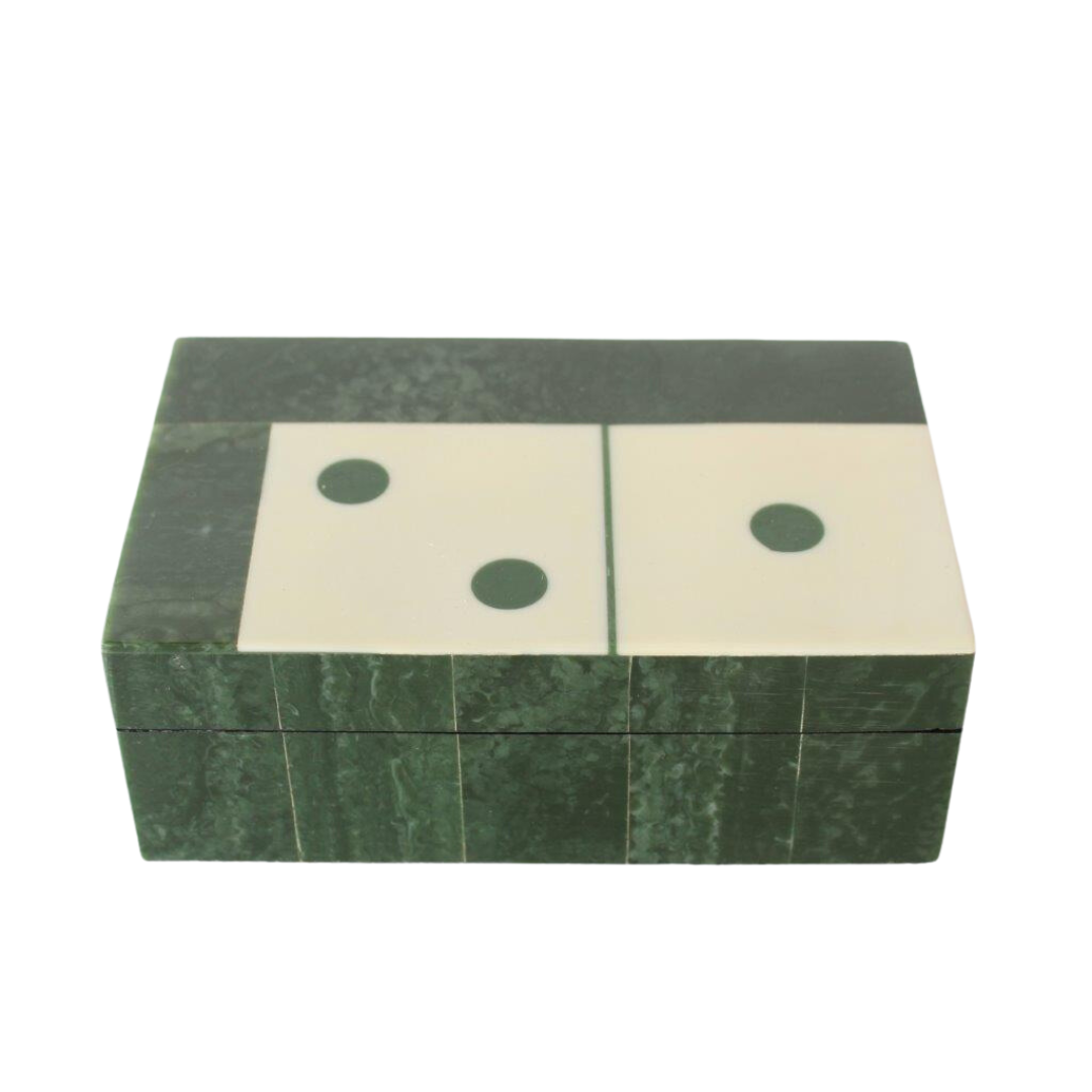 Classic Green and White Dominoes Box
Elevate your game nights with this high-quality Green and White Dominoes Box. Crafted with durable materials, it's perfect for both beginners and seasoned players. The sleek design and versatile color scheme make it a stylish addition to any gaming collection Unique Boys.