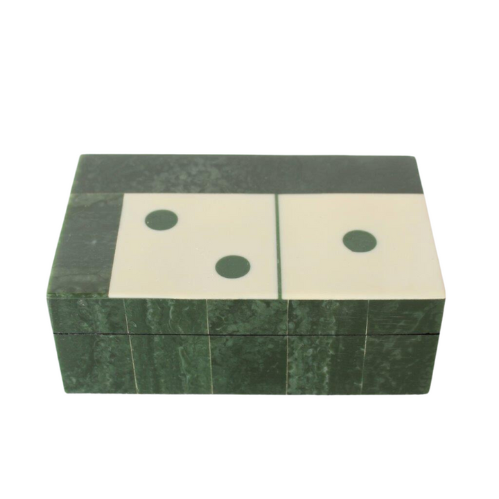 Classic Green and White Dominoes Box
Elevate your game nights with this high-quality Green and White Dominoes Box. Crafted with durable materials, it's perfect for both beginners and seasoned players. The sleek design and versatile color scheme make it a stylish addition to any gaming collection Unique Boys.