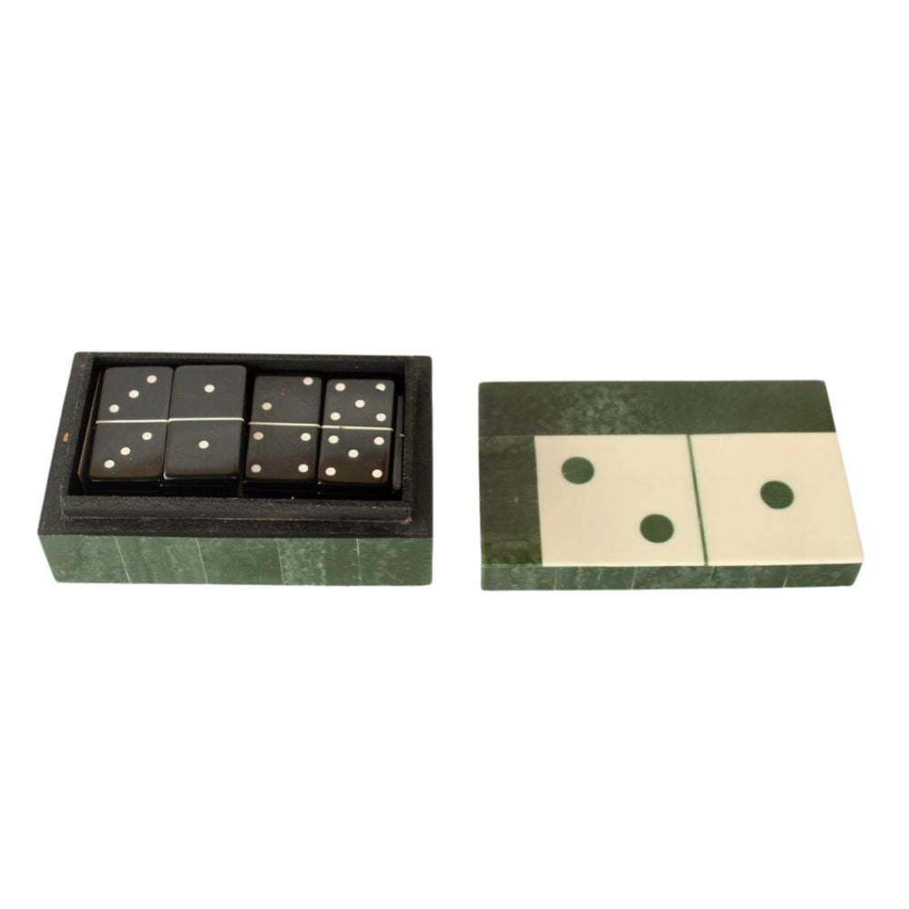 Classic Green and White Dominoes Box
Elevate your game nights with this high-quality Green and White Dominoes Box. Crafted with durable materials, it's perfect for both beginners and seasoned players. The sleek design and versatile color scheme make it a stylish addition to any gaming collection Unique Boys.
