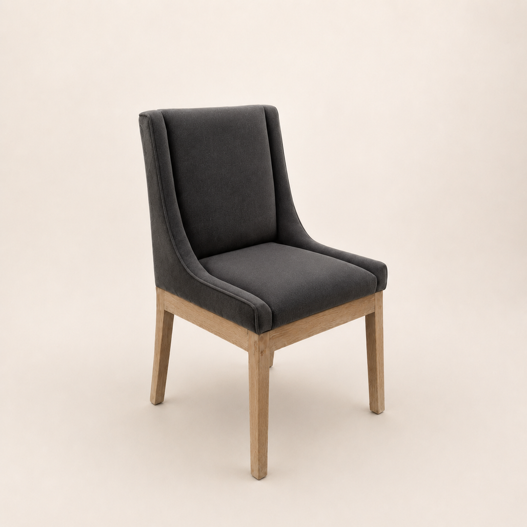 Nasira Solid Oak Chair – Rubio Monocoat Cotton White