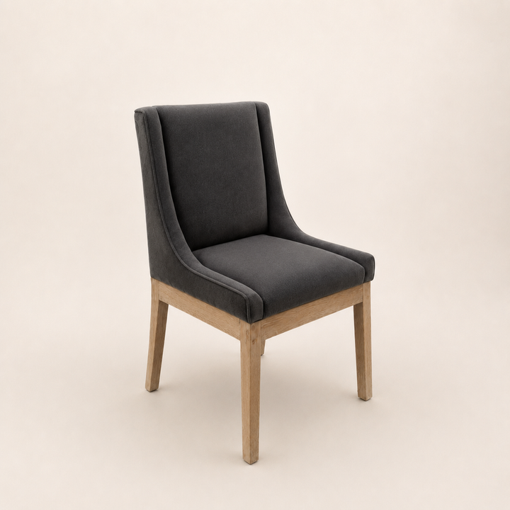 Nasira Solid Oak Chair – Rubio Monocoat Cotton White