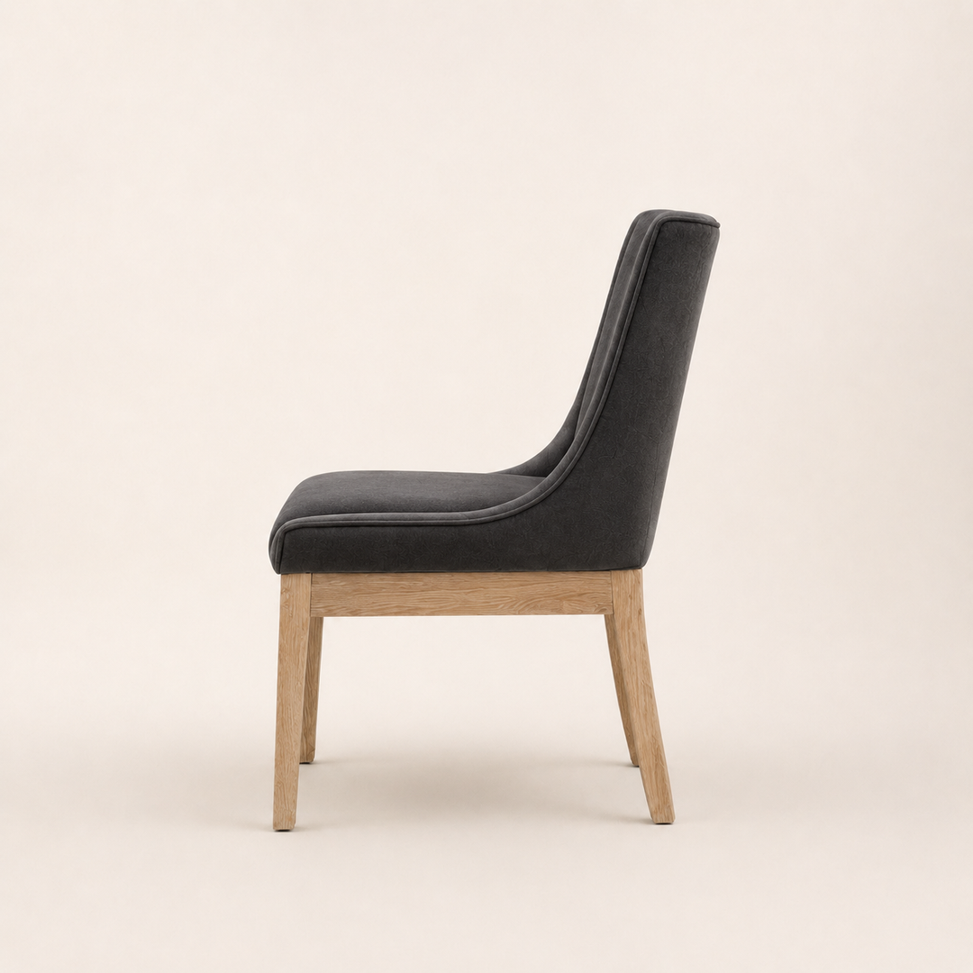 Nasira Solid Oak Chair – Rubio Monocoat Cotton White