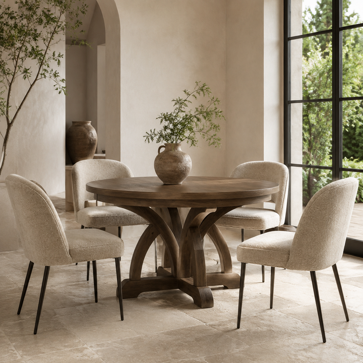Arizona Oak Round Dining Table 1600mm