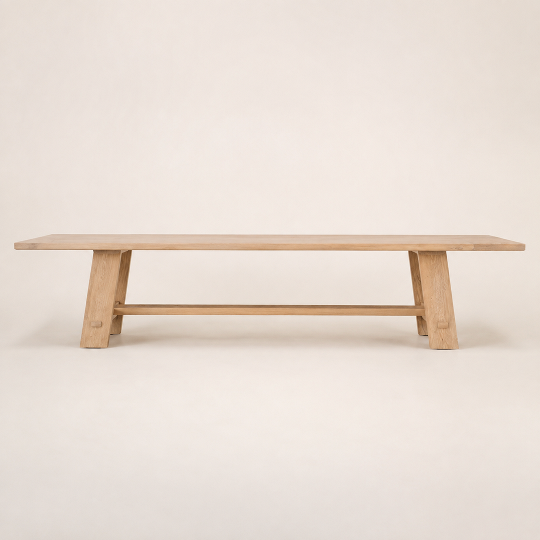 Missouri solid Oak dining table 2400 x 1100 mm