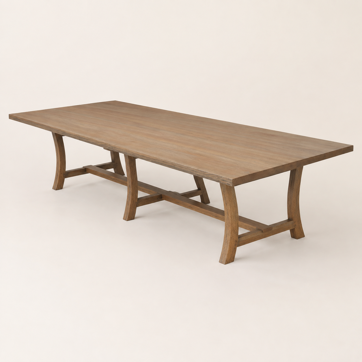 Kansas solid Oak dining table 3000 x 1100 mm