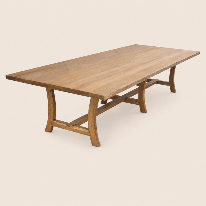 Kansas Oak Leg Dining Table 3000x1100mm