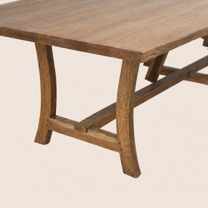 Kansas Oak Leg Dining Table 3000x1100mm