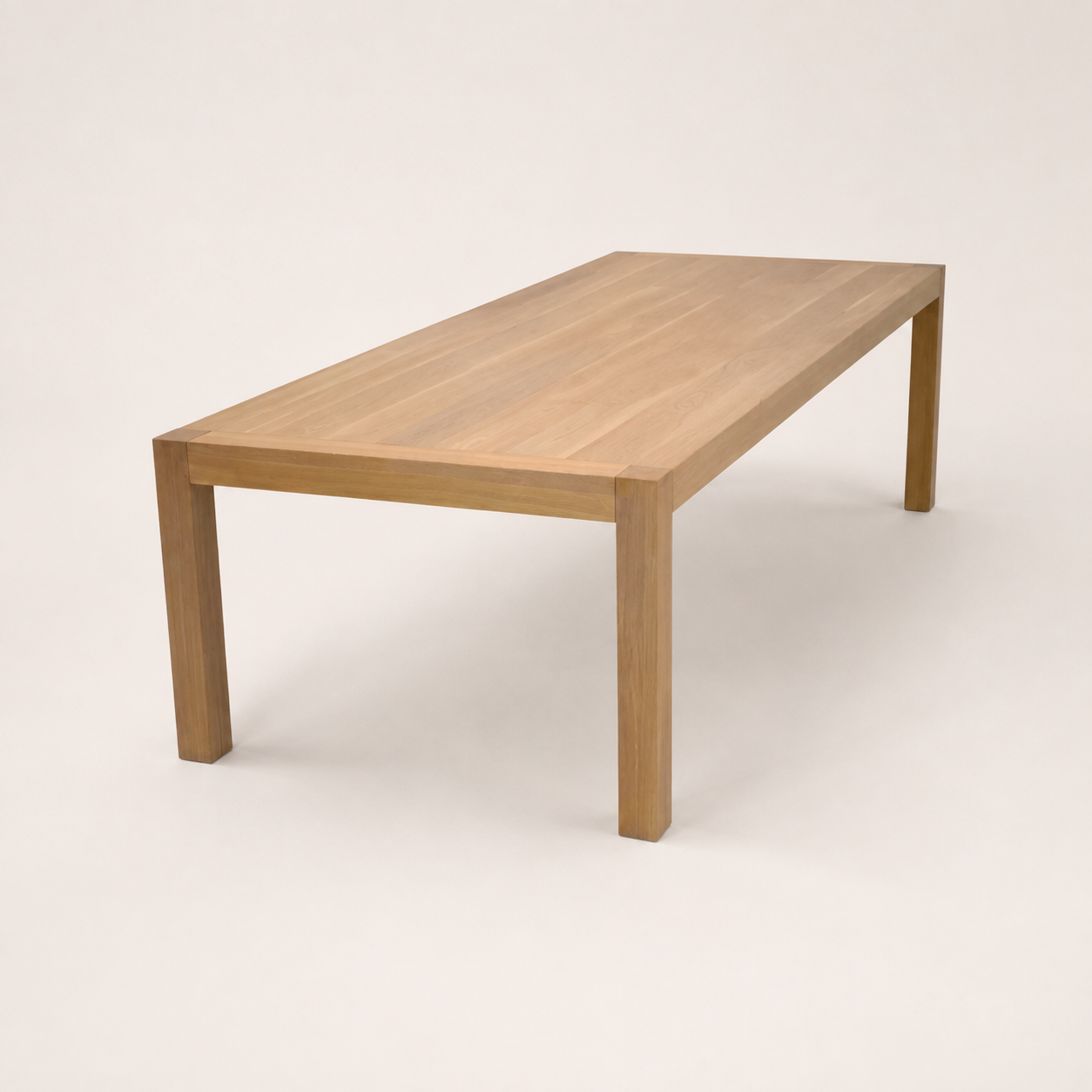 Arizona solid Oak square-leg dining table by Unique Boys