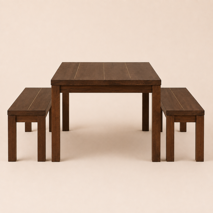 Kiaat Straight Leg Dining Table