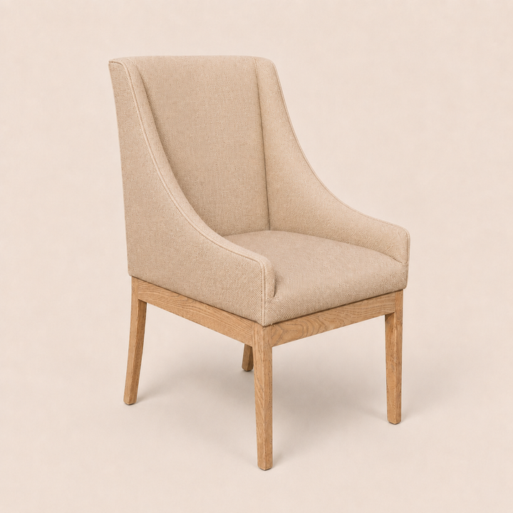 Lincon Chair 2 handcrafted timber chair with tailored upholstery