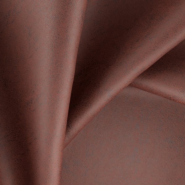 Mercis Kinshasa Leather Look Water Repellent Upholstery Fabric per Meter