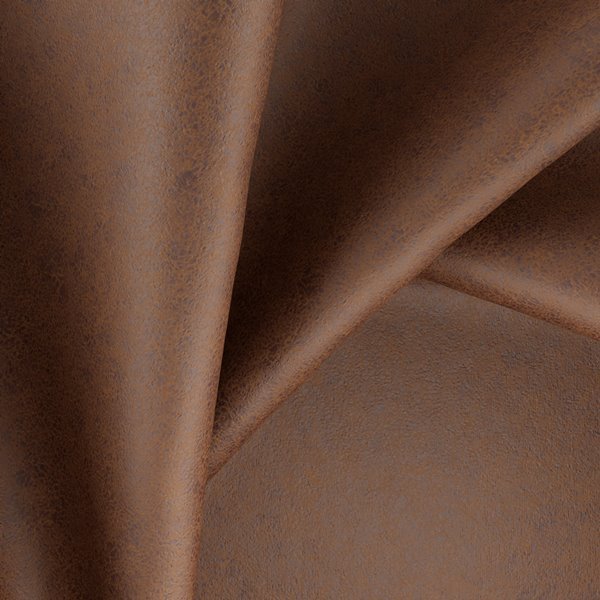Mercis Kinshasa Leather Look Water Repellent Upholstery Fabric per Meter