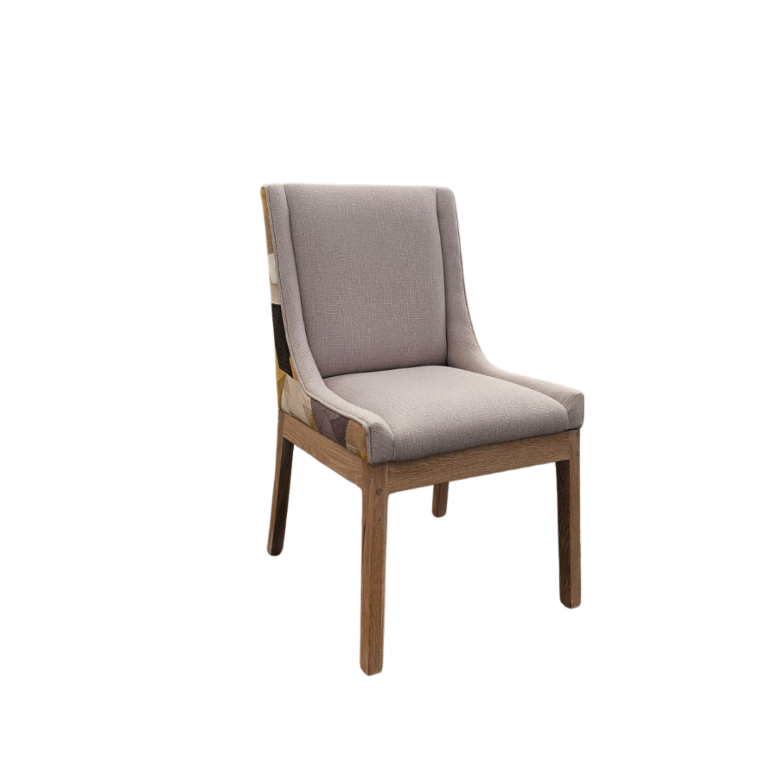 Nasira Chair Oak monocoat cotton white