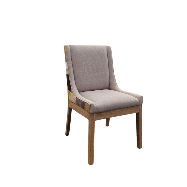 Nasira Chair Oak monocoat cotton white