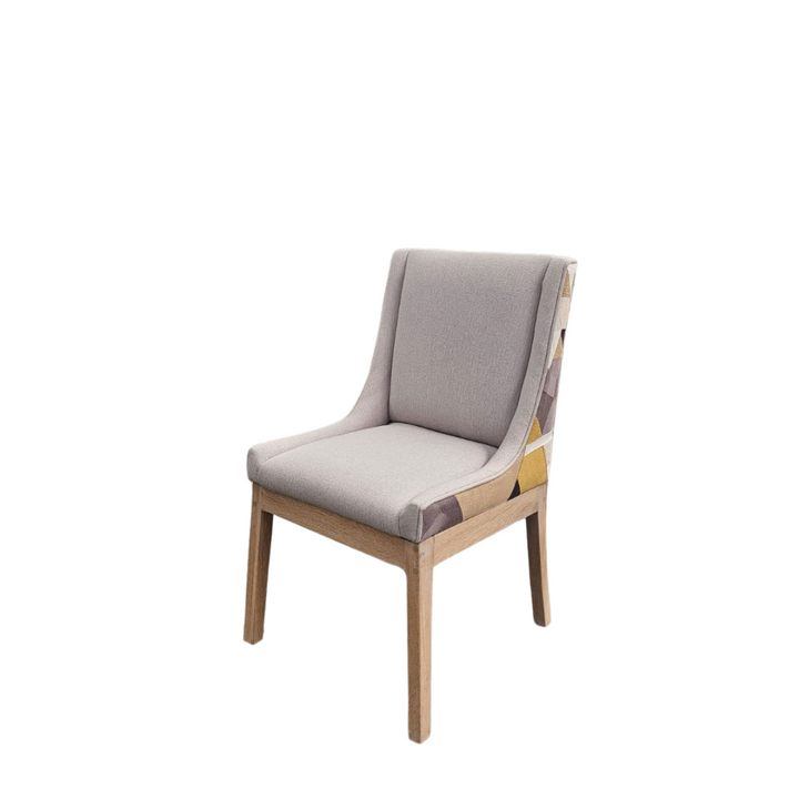 Nasira Chair Oak monocoat cotton white
