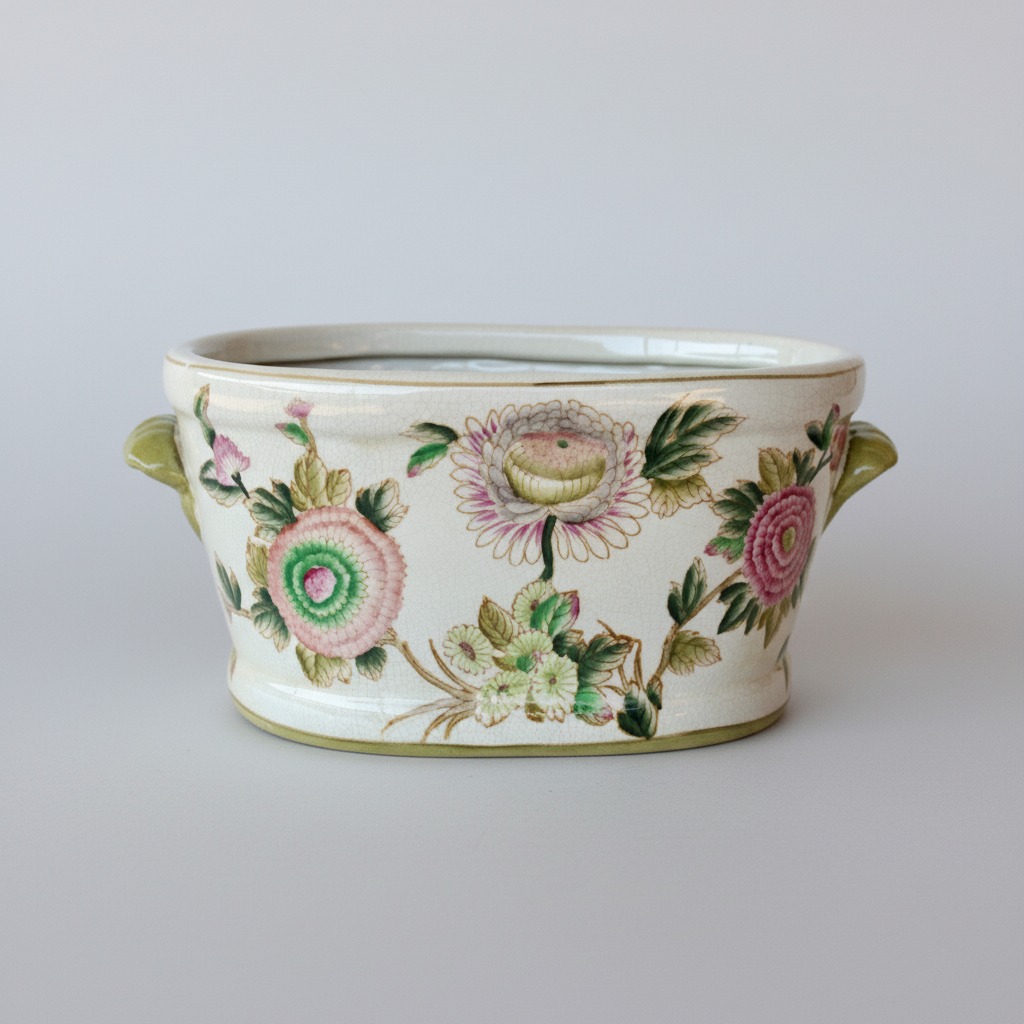 Large Pink Flower Large Footbath