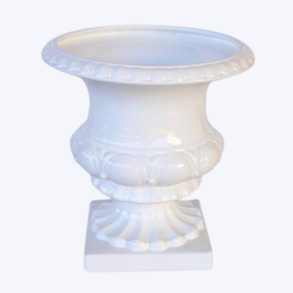 Majestic Large White Vase or Urn
Make a statement with this stunning large white vase or urn, measuring 40x38cm. Its impressive size and classic design create a touch of elegance in any room. Crafted with high-quality materials, it's durable and versatile, perfect for displaying flowers or as a standalone piece. unique boys 