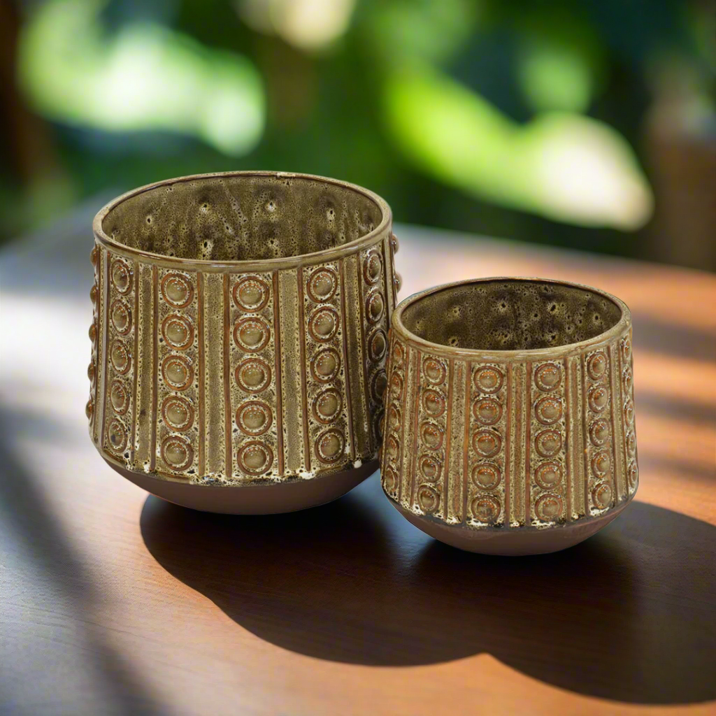 Leopard Stud Votive Set 2