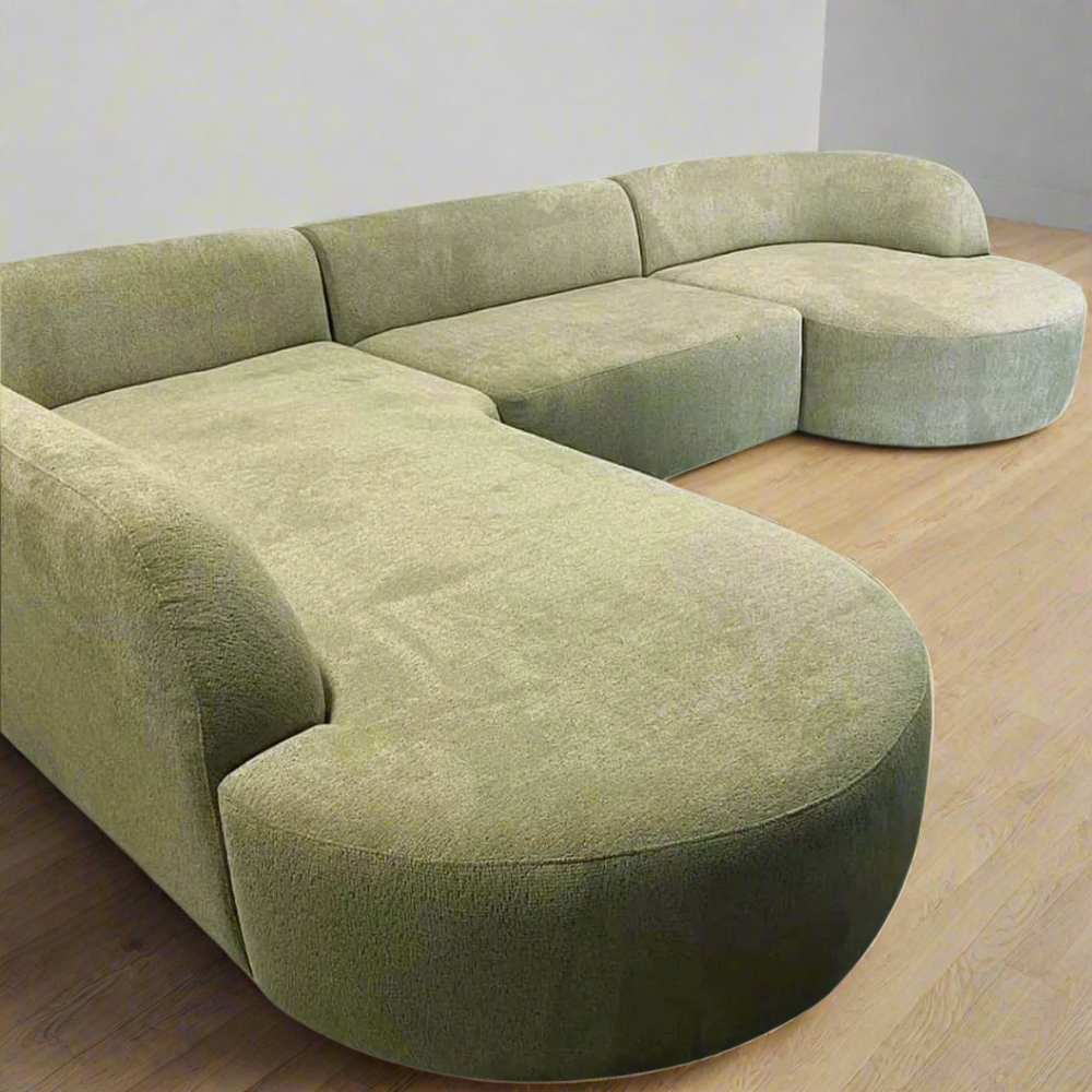 Lumina Couch 3000mmL x 2500mmL x1000mmD
Illuminate Your Space with Elegance
Imagine sinking into the plush comfort of our Lumina Couch, where every detail is designed to elevate your living space. With its sleek lines, luxurious fabrics, and bespoke design options, this stunning piece of furniture is not just a sofa - it's a statement. Let the Lumina Couch be the centerpiece of your home, radiating warmth, sophistication, and style. Unique Boys.