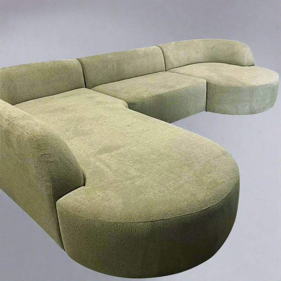 Lumina Couch 3000mmL x 2500mmL x1000mmD
Illuminate Your Space with Elegance
Imagine sinking into the plush comfort of our Lumina Couch, where every detail is designed to elevate your living space. With its sleek lines, luxurious fabrics, and bespoke design options, this stunning piece of furniture is not just a sofa - it's a statement. Let the Lumina Couch be the centerpiece of your home, radiating warmth, sophistication, and style. Unique Boys.
