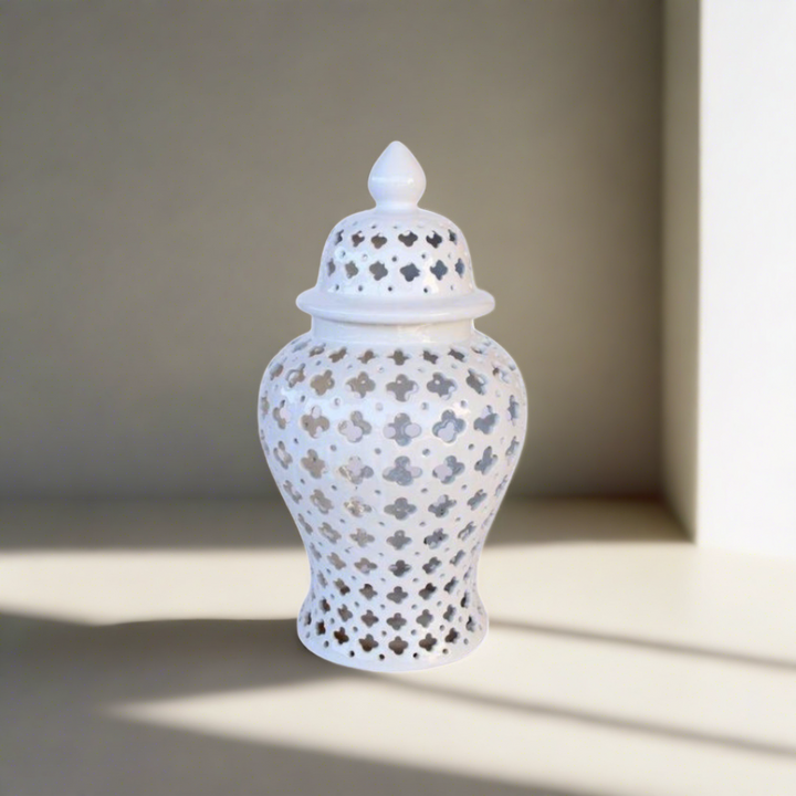 Medium White Cut-Out Ginger Jar unique boys 