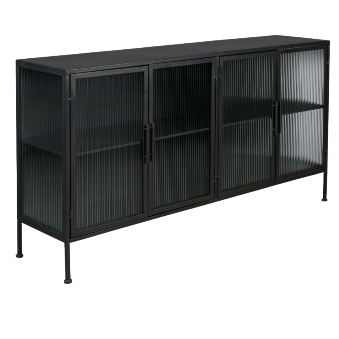 Metal Modern Design Server Reed Glass 2000L x 500D x 900H
Elevate your dining experience with our custom-made Metal Modern Design Server Reed Glass 2000L x 500D x 900H, expertly crafted in sleek matt black metal.
Product Details:
Size: 2000mm Length x 450mm Depth x 900mm Height
Material: Durable Metal with Matt Black Finish with reeded glass Unique Boys.