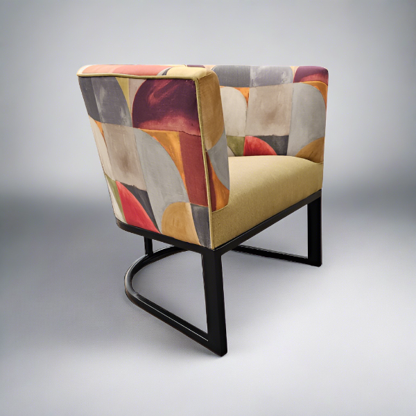 Metal Tub Chair with Stuart Graham Fabric
Elevate your living space with the Metal Tub Chair, a stylish and comfortable addition crafted with precision and quality. Featuring a sturdy metal frame and upholstered in durable Stuart Graham fabric, this timeless classic ensures both style and comfort. www.uniqueboys.co.za