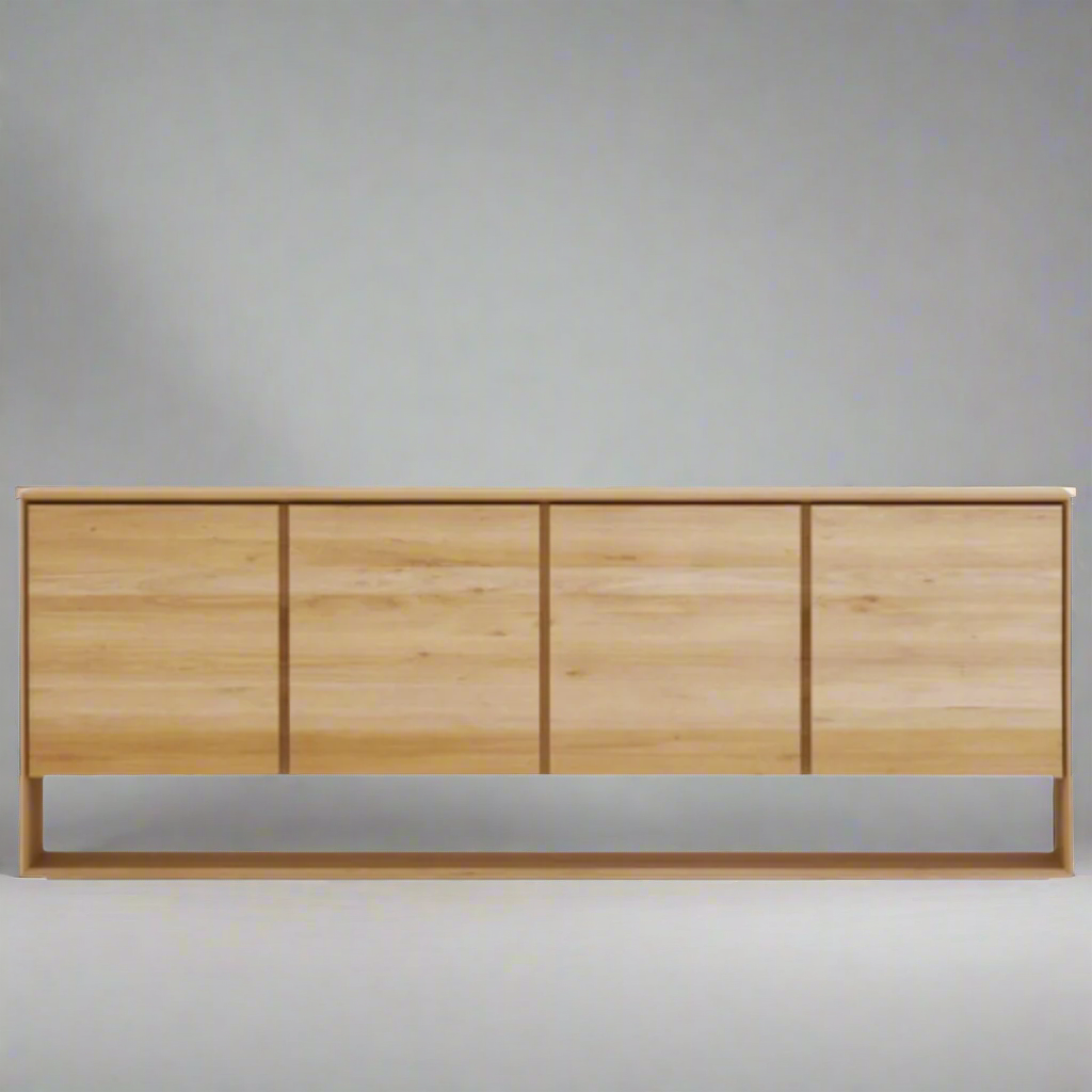 Miami Plasma Unit Oak 2000 x 500 x 600 mm H