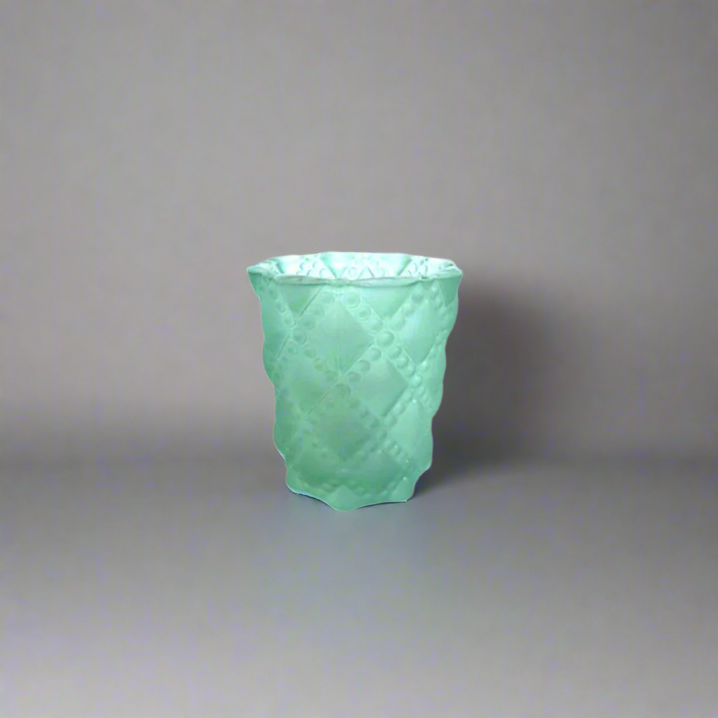Mint Frost Tealight Candle Holder
Product Description
Illuminate your space with the serene Mint Frost Tealight Candle Holder. Crafted from stunning mint glass, its classic design adds a touch of elegance to any room.
Key Features: