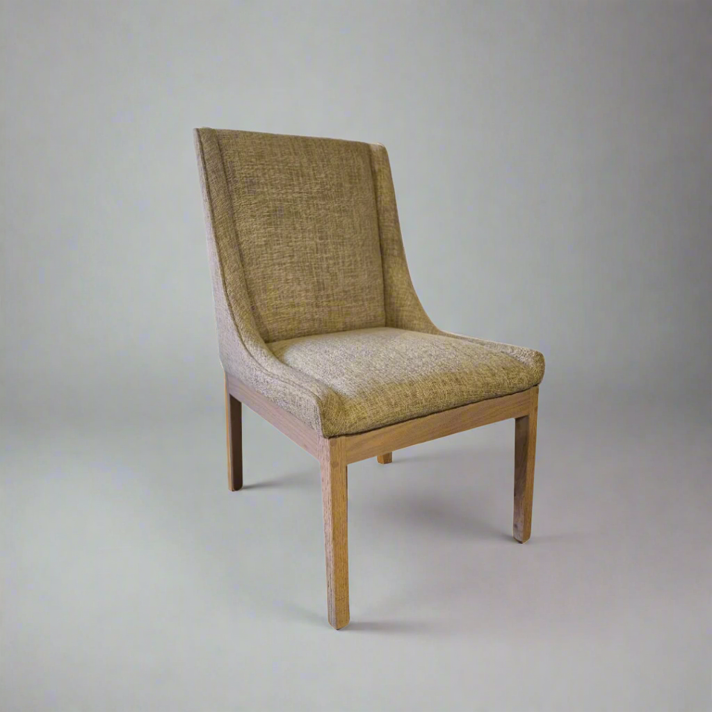 Introducing the Nasira Chair: Timeless Elegance and Durability
Elevate your home with the Nasira Chair, a masterpiece of craftsmanship and design. Expertly crafted from solid oak, this chair showcases the beauty of natural wood, finished with a durable Rubio Monocoat sealant that ensures longevity and protection.