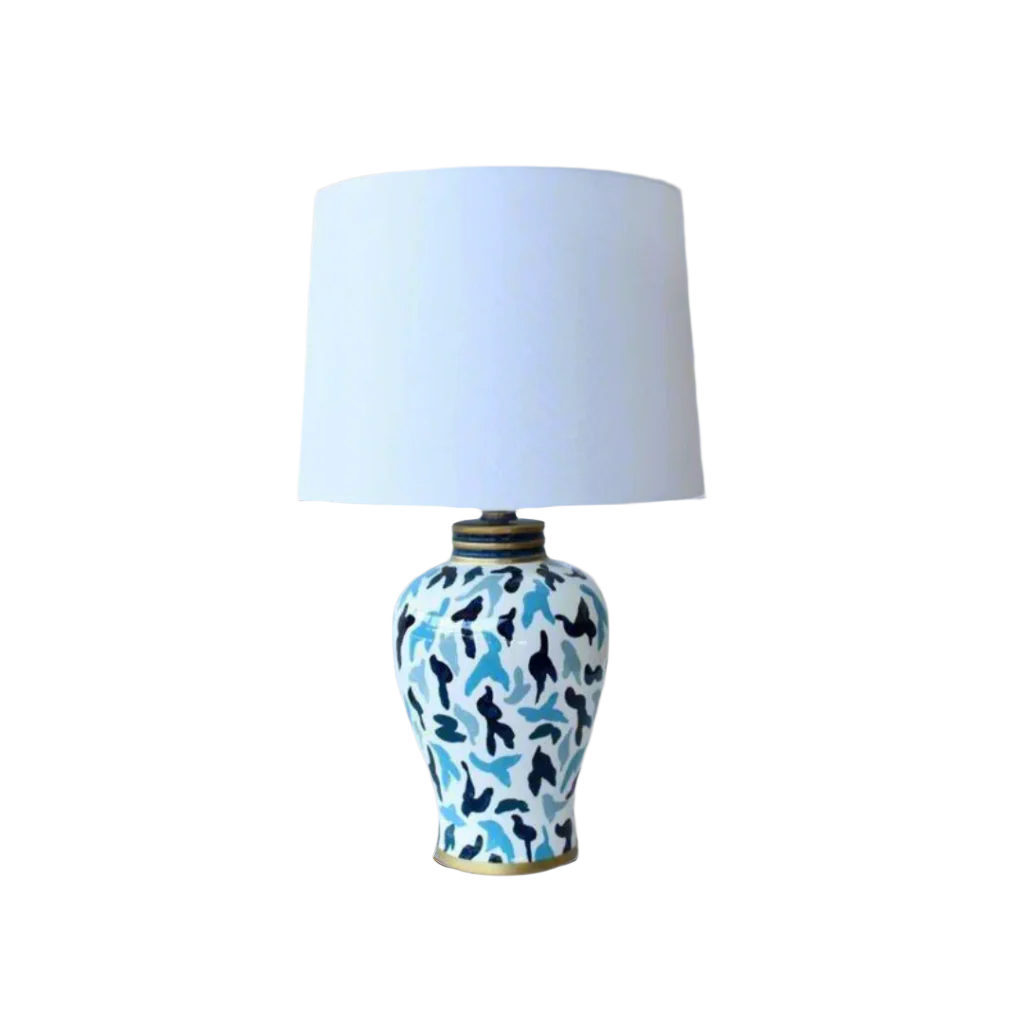 Unique Boys Interiors Navy &amp; Blue Design Lamp Base
Elevate your home decor with our stunning Navy &amp; Blue Design Lamp Base from Unique Boys Interiors. Expertly handcrafted to perfection, this lamp features a sophisticated navy and blue design that adds a touch of elegance to any room. Paired with an off-white shade, this lamp base creates a striking contrast that brings out the rich colors and intricate details.www.uniqueboys.co.za
