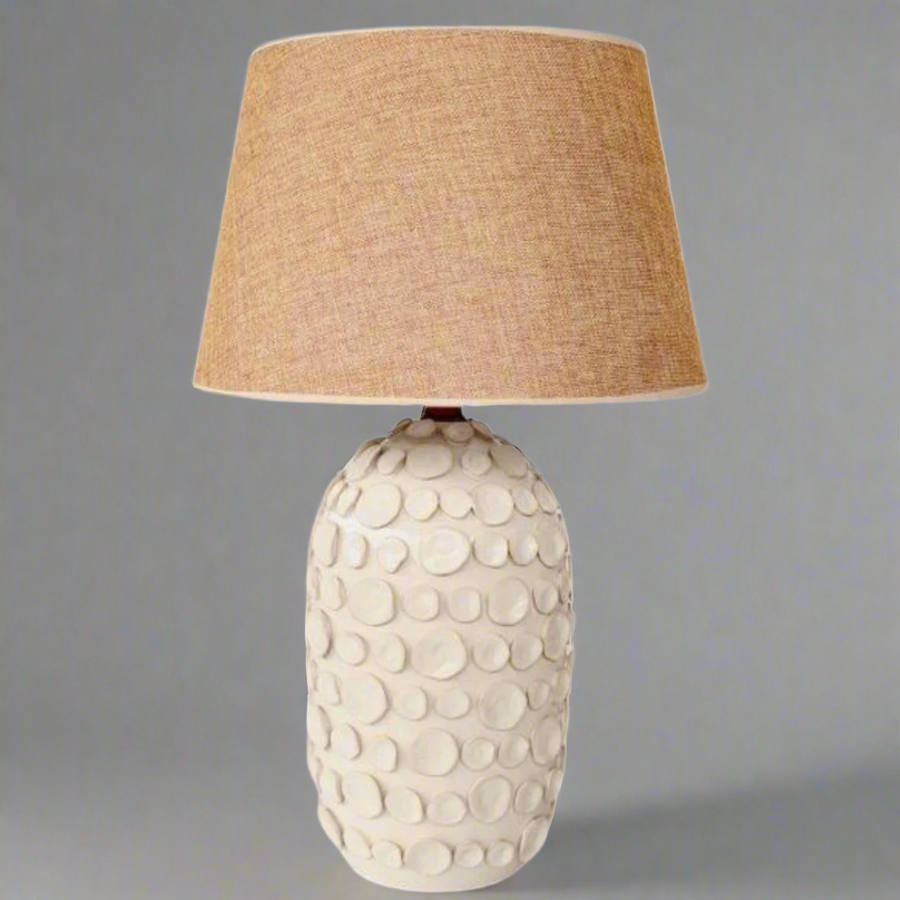 Off White Petal Ceramic Lamp Base
Floral Elegance for Your Space
Bring a touch of nature-inspired beauty indoors with our Off White Petal Ceramic Lamp Base, paired with a stylish beige shade. This unique piece adds sophistication and calm to any room.