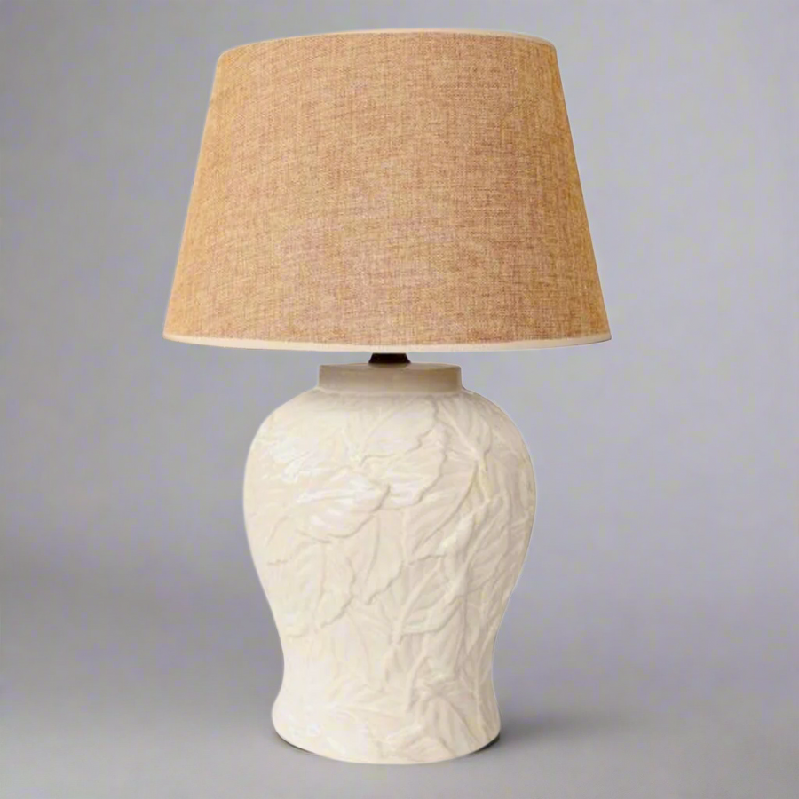 Off White Petal Ceramic Lamp Base
Floral Elegance for Your Space
Bring a touch of nature-inspired beauty indoors with our Off White Petal Ceramic Lamp Base, paired with a stylish beige shade. This unique piece adds sophistication and calm to any room.