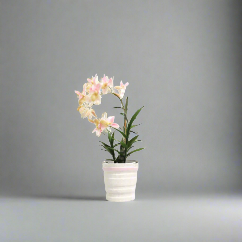 Ophrys orchid potted in ceramic pot&nbsp;
Description
Elevate your space with this exquisite, one-of-a-kind orchid arrangement. Its delicate beauty and unique construction make it a truly special addition to any room.
Key Features
Dimensions: 42cm in height, pot diameter 14cm x 13cm high
Pot Details: White pot with a subtle pink wash accent
Unique Construction: A truly one-of-a-kind piece
Low-Maintenance: Perfect for those who want elegant decor without the fuss
www.uniqueboys.co.za