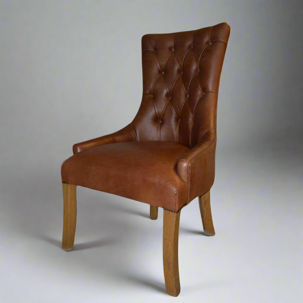 Oxford Oak Executive Chair with full Grain leather
Oxford Oak Executive Chair: Luxurious Comfort and Style
Elevate your workspace with the sophisticated Oxford Oak Executive Chair, expertly crafted with full grain leather and a sturdy oak frame. This chair combines style, comfort, and durability, perfect for any executive or office setting.