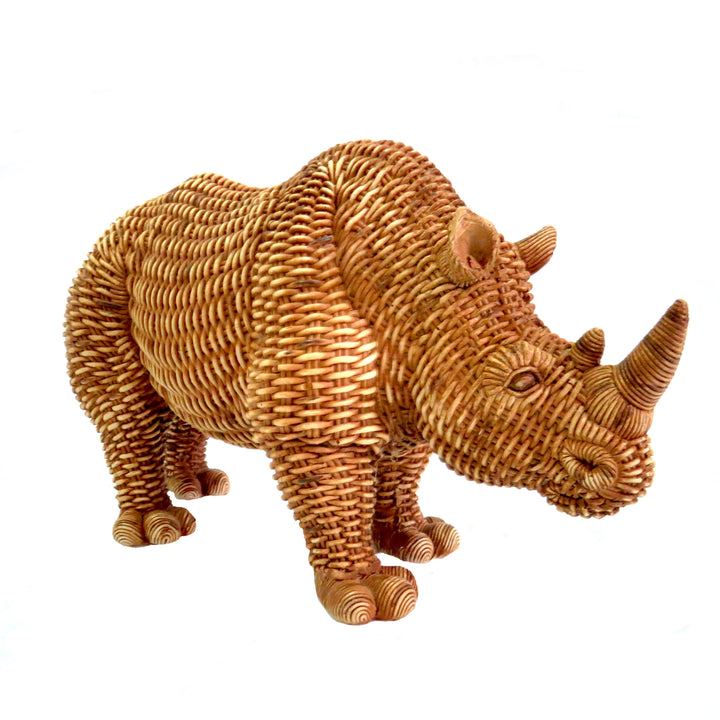 Bring the majesty of the wild into your home with Phoenix The Rhino, a stunning decorative piece. This beautifully crafted rhino figurine measures 30.5cm in length and 16.5cm in height, making it a striking addition to any room.
Product Specifications:
Size: 30.5cm (length) x 16.5cm (height)
Weight: 830g
Finish: Natural-colored with a stunning weave finish unique boys 