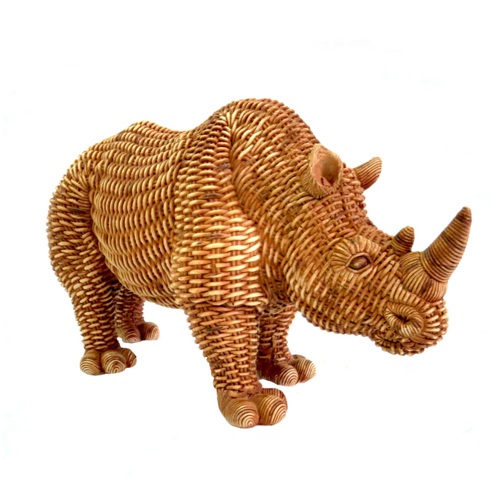 Bring the majesty of the wild into your home with Phoenix The Rhino, a stunning decorative piece. This beautifully crafted rhino figurine measures 30.5cm in length and 16.5cm in height, making it a striking addition to any room.
Product Specifications:
Size: 30.5cm (length) x 16.5cm (height)
Weight: 830g
Finish: Natural-colored with a stunning weave finish unique boys 