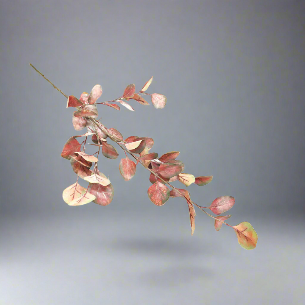 Product Details: Pink Haze Euca Leaf
Description: Stunning artificial Pink Haze Euca Leaf, featuring 47 luscious leaves on a single 93cm stem, perfect for adding a natural and decorative touch to any space.
Material: Artificial
Size: 93cm length