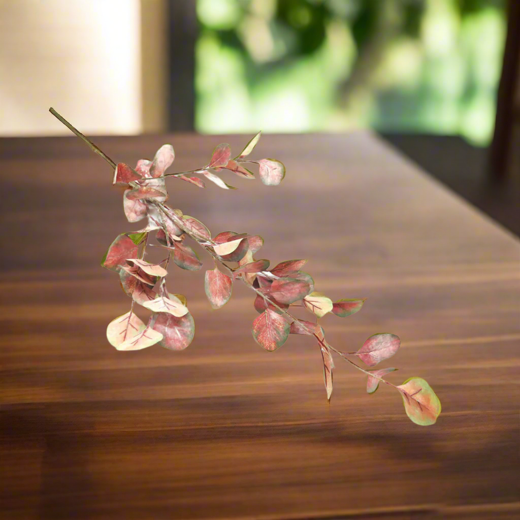 
Product Details: Pink Haze Euca Leaf
Description: Stunning artificial Pink Haze Euca Leaf, featuring 47 luscious leaves on a single 93cm stem, perfect for adding a natural and decorative touch to any space.
Material: Artificial
Size: 93cm length