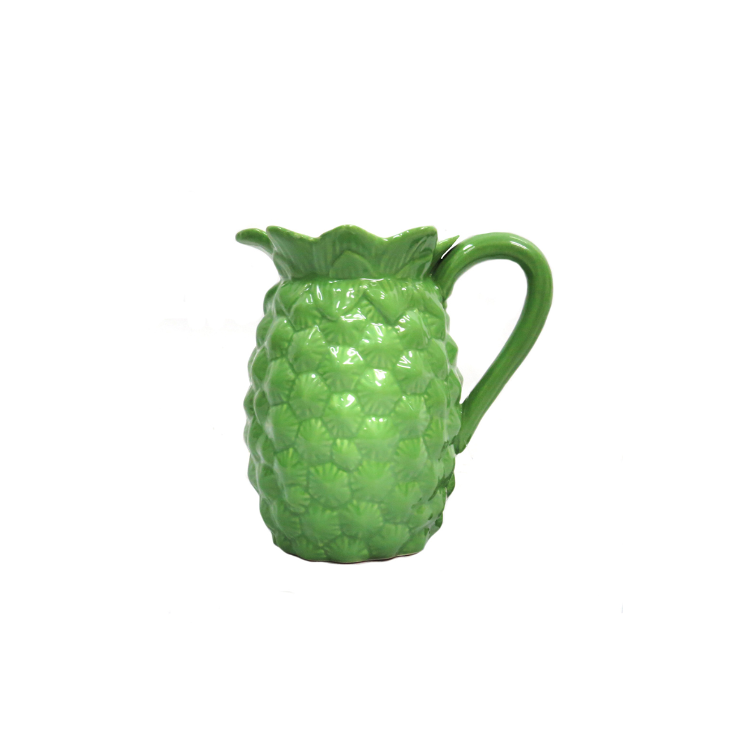 Queen Pine Lime Jug
Description
Add a pop of color to your space with the vibrant Queen Pine Lime Jug. Its unique pineapple-scaled body and gorgeous lime finish make it a standout piece.