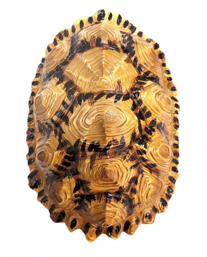 Introducing the Shyman Tortoise
Elegant and Versatile Decor for Your Home
Add a touch of elegance to your space with our beautifully crafted Shyman Tortoise. Measuring 21cm x 14cm x 28cm, this chunky, double-sided decor piece offers versatile display options - hang it up or use it as a stunning table centerpiece.