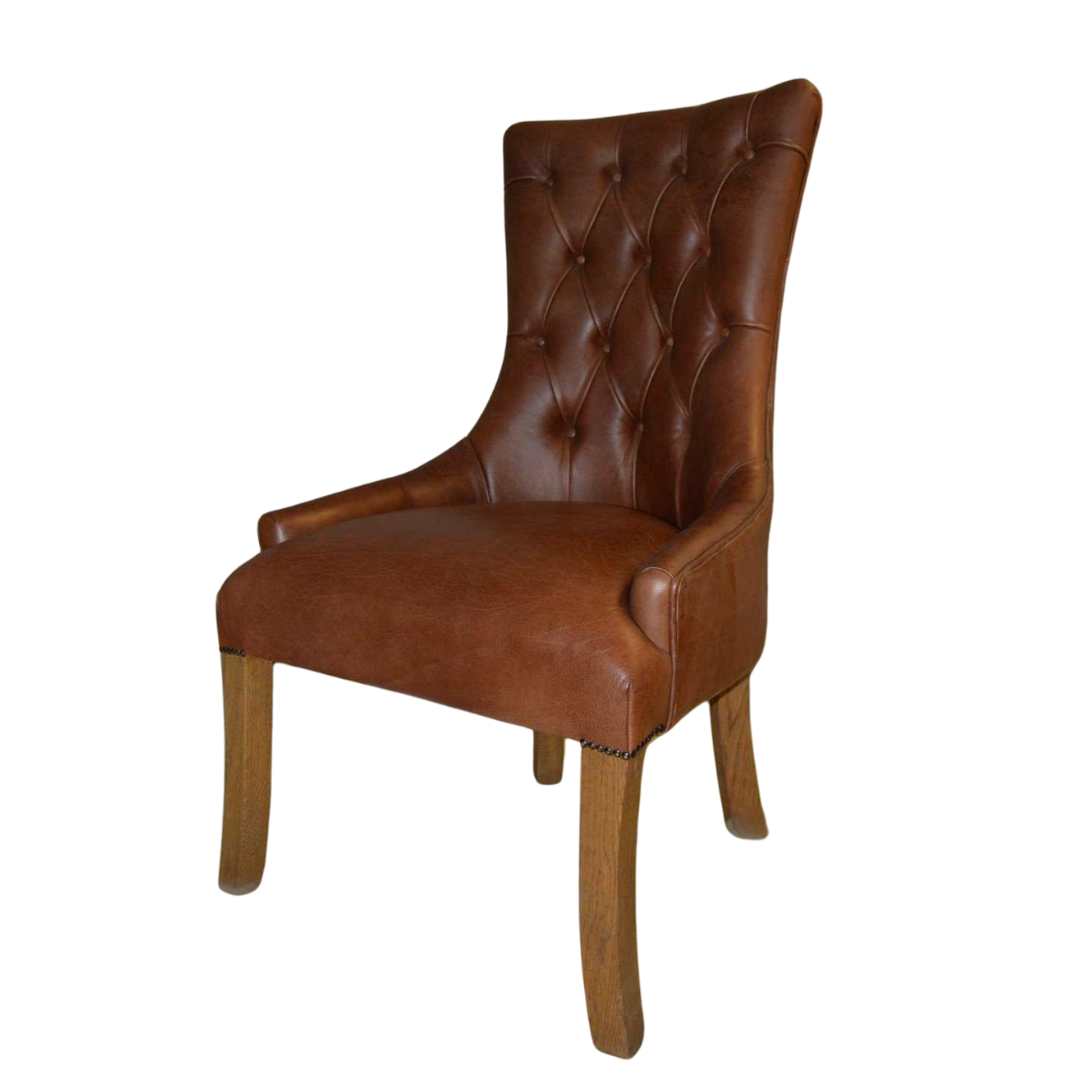 Oxford Oak Executive Chair with full Grain leather