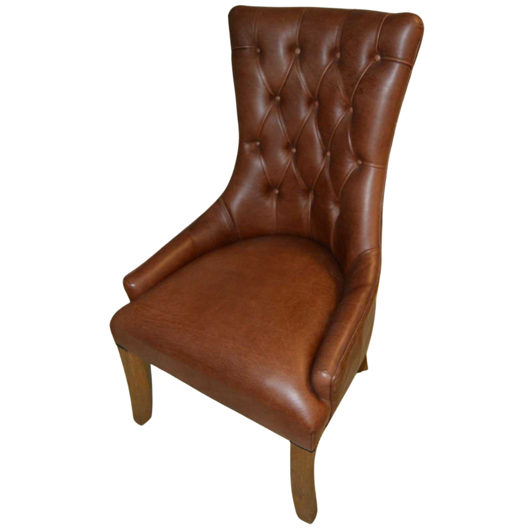 Oxford Oak Executive Chair with full Grain leather