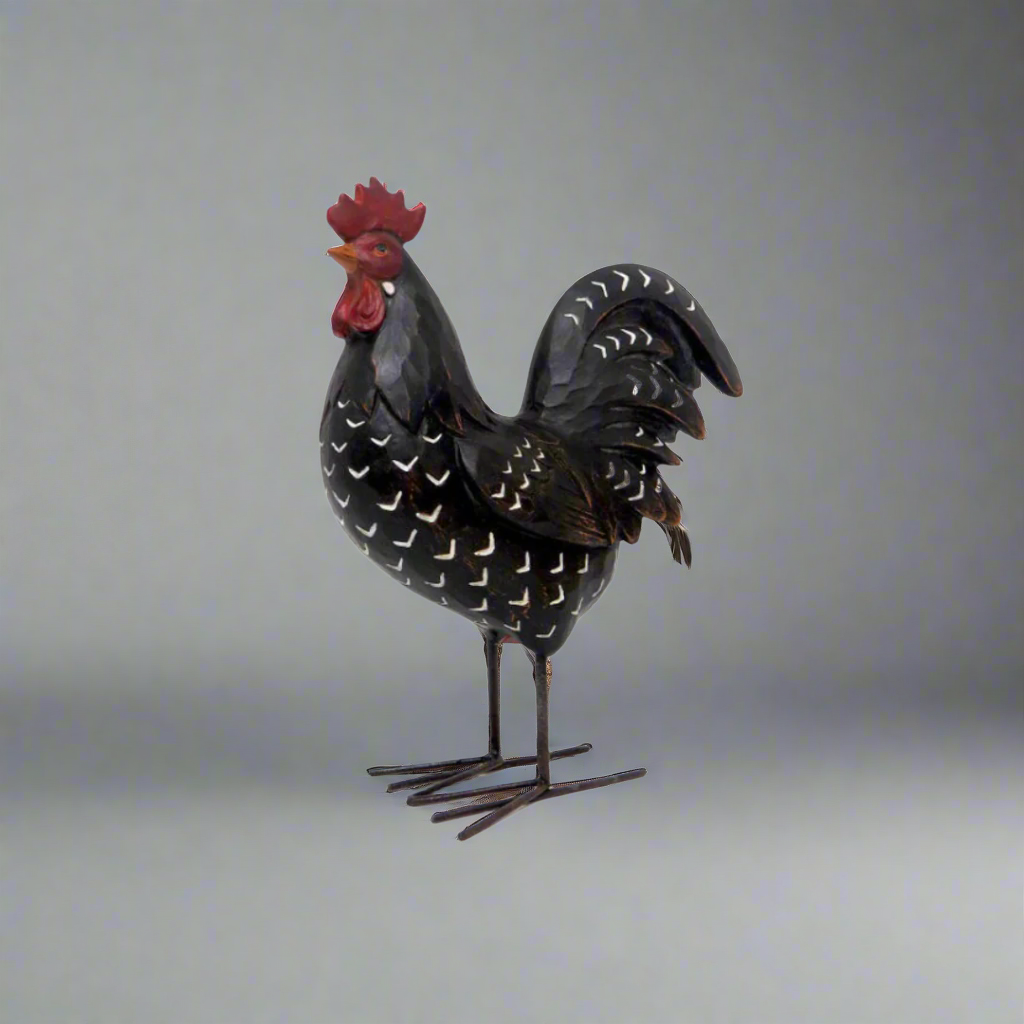 Rooster Daddy Decorative Bird
Experience the beauty of nature with our Rooster Daddy. This 28CM H bird is sure to be a stunning addition to any home. The rooster is perfect for both traditional and more modern spaces. Our Rooster Daddy is a perfect way to bring a bit of the outdoors inside