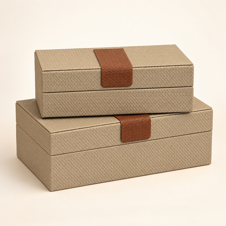 Shagreen Box Stone – Set of 2