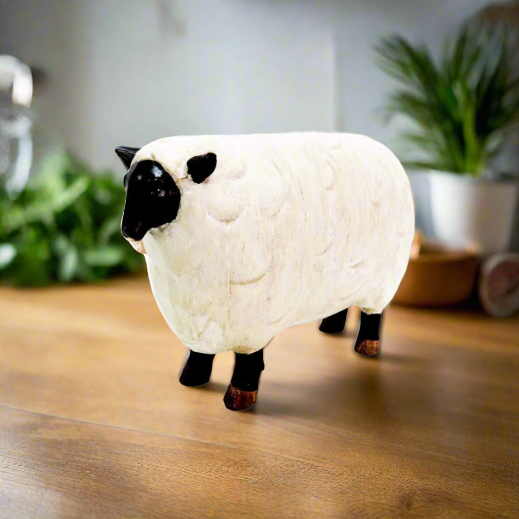 Skaapie Sheep Deco Piece
Bring the farm life indoors with Skaapie. This charming sheep deco piece adds a playful touch to any space. Made of durable materials, it's perfect for animal lovers. Enjoy the whimsical ambiance and add a rustic touch to your home.